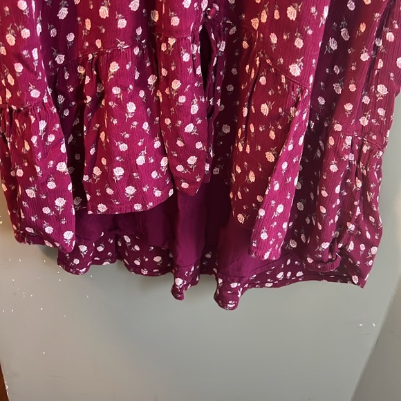 Abercrombie kids red floral dress - Picture 3 of 4